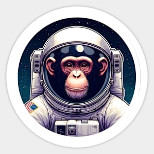 Space Monkey Sticker